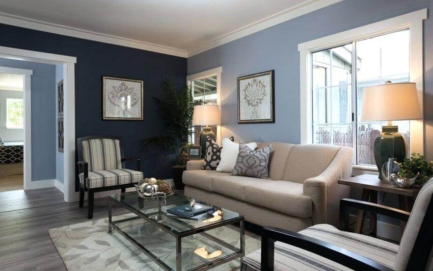 9– Use darker colors in a large room 1