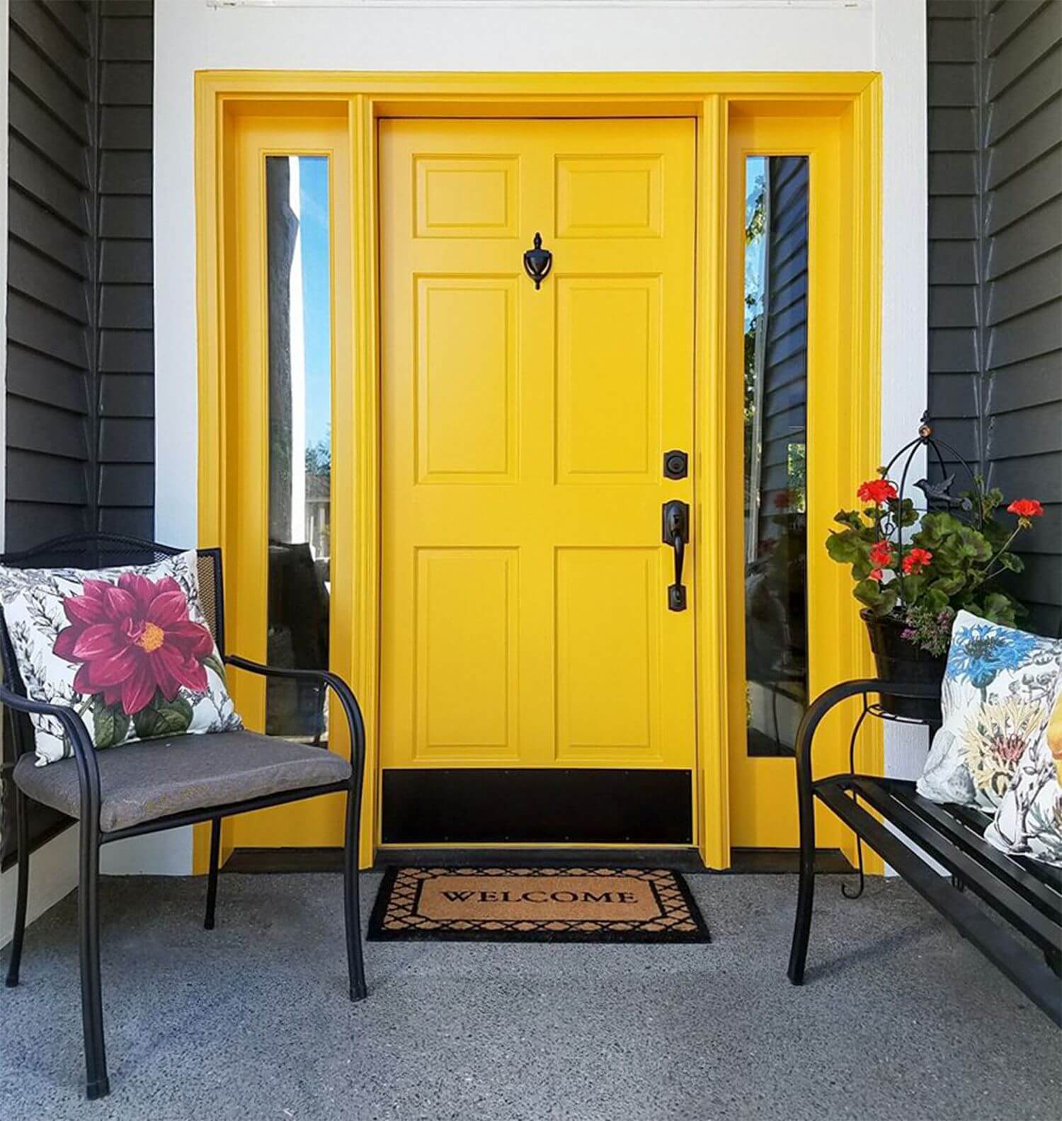 Attractive Color Ideas for the Doors 1