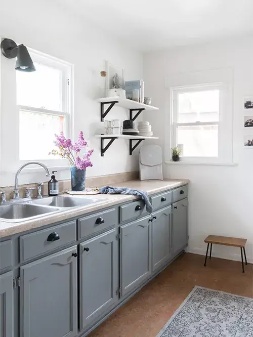 Gray Painted Kitchens 2