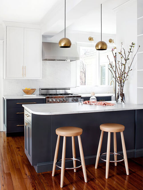 Gray Painted Kitchens