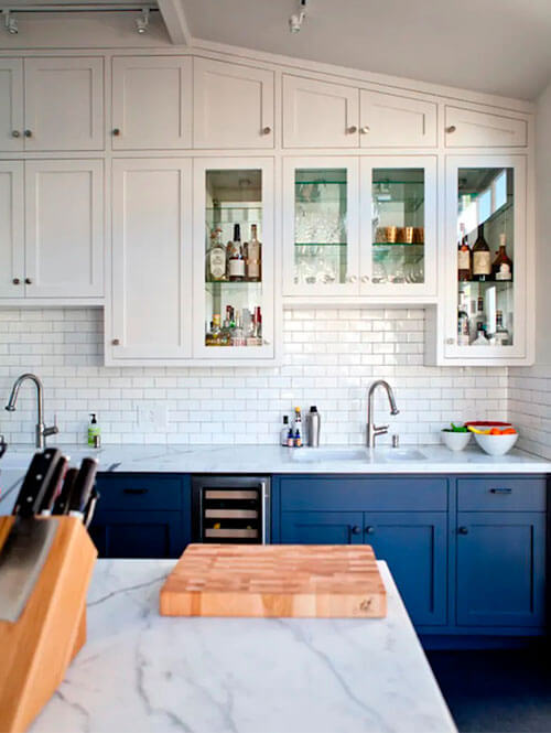 Paint the kitchen cabinets